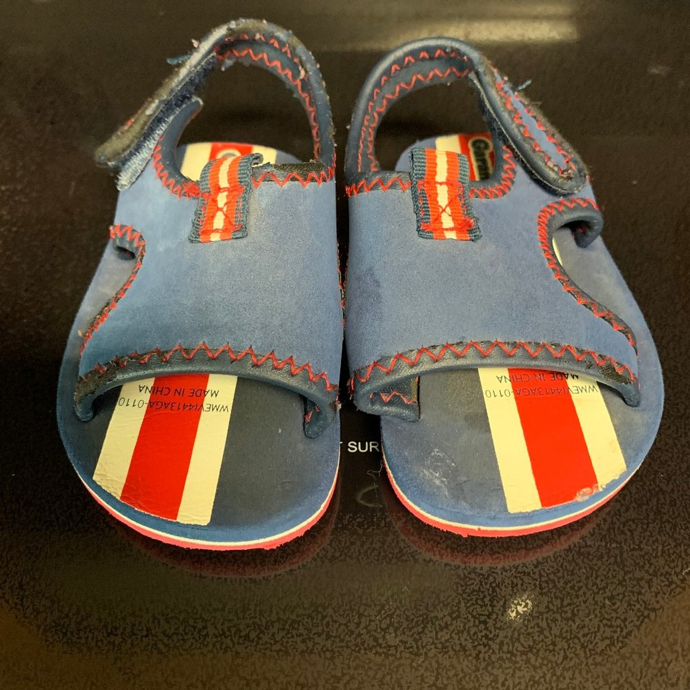 Garanimals red, white & blue sandals size 5